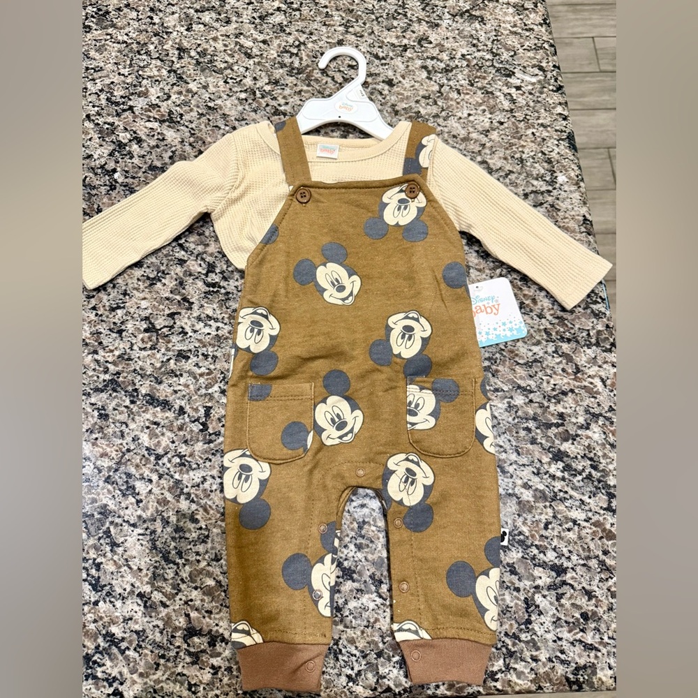 Mickey Mouse Baby Overalls